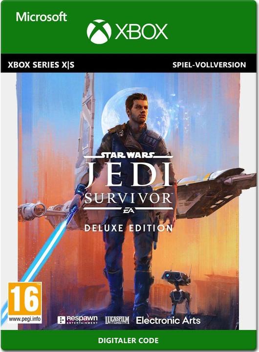 Actual product image Microsoft Xbox Star Wars Jedi Survivor Deluxe Edition Download Code (Xbox Series X, Xbox Series S)