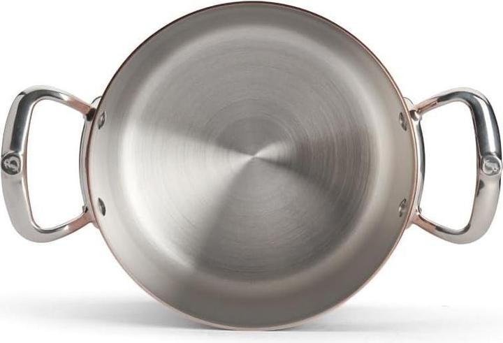 Image du produit de Buyer Prima Matera Pot de cuisson à induction, avec couvercle (20 cm, Casserole, Cuivre, Acier inoxydable)
