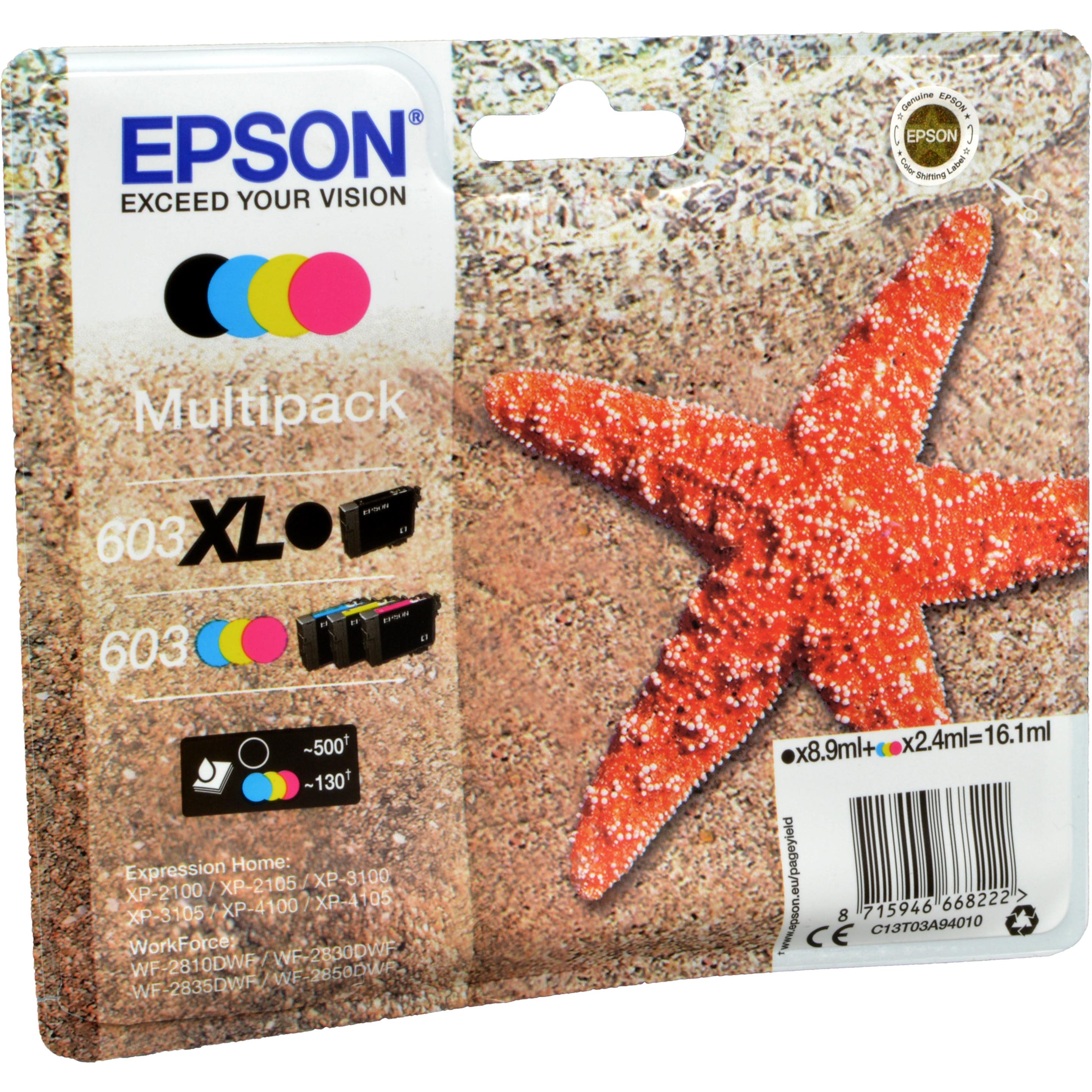 Thumbnail - Epson, Druckerpatrone, 603 Multipack (M, BK, C, Y)