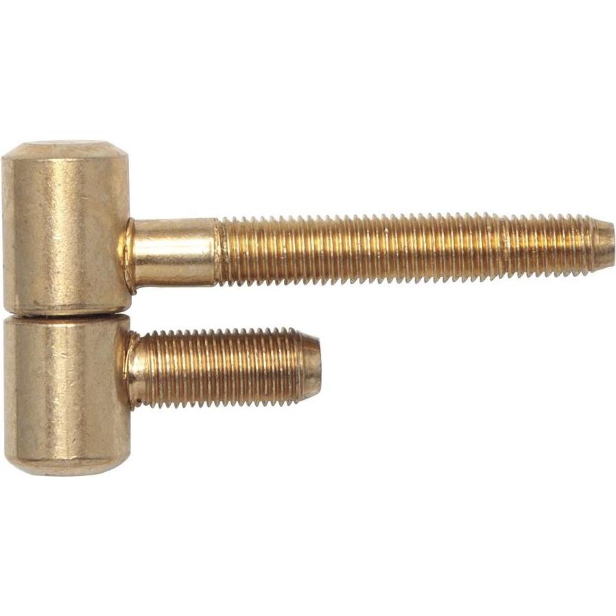 SFS, Türbeschlag + Scharnier, Stahlzargenband 2-tlg. Band 16x41mm,Stahl vermessingt