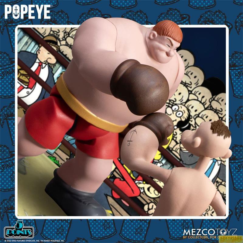 Thumbnail - Mezco Toys Popeye figurines 5 Points Deluxe Set Popeye & Oxheart 9 cm