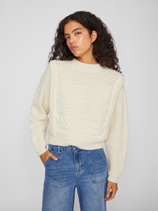 Produktbild Vila Zopfstrick Strickpullover (M)