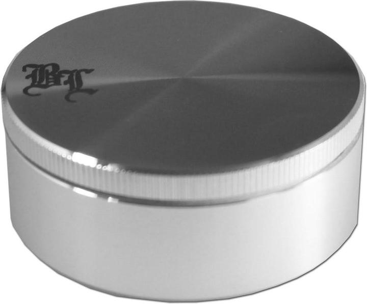 Black Leaf Blackleaf Aluminium Grinder The Pusher 2 Silver 2 Parts