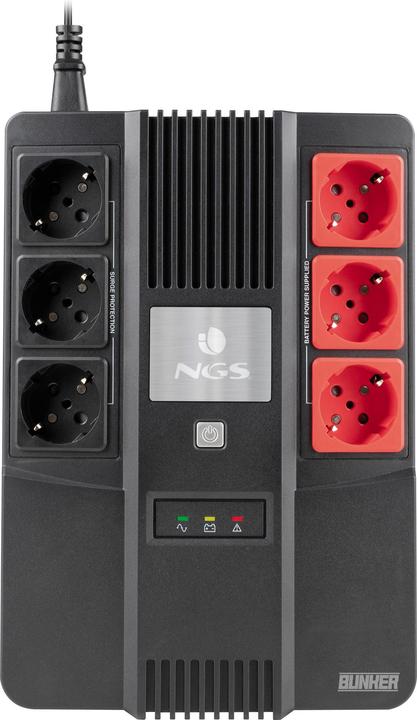 NGS Fortress Bunker Standby (Offline) 0.6 kVA 350 W 6 AC outputs (350 W)