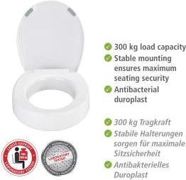 Produktbild Wenko WC-Sitz mit Absenkautomatik Secura Comfort L weiss