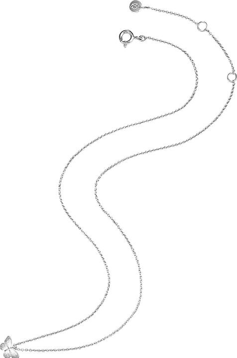 Immagine prodotto Glanzstücke München Catena da donna a farfalla in argento 40,5 cm + 5,0 cm di estensione - 28685 (Argento, 40,5 cm)