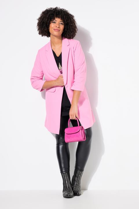 Actual product image Angel of Style Long-Blazer, Komfort Fit, 3/4-Ärmel mit gekräuseltem Abschluss (52)