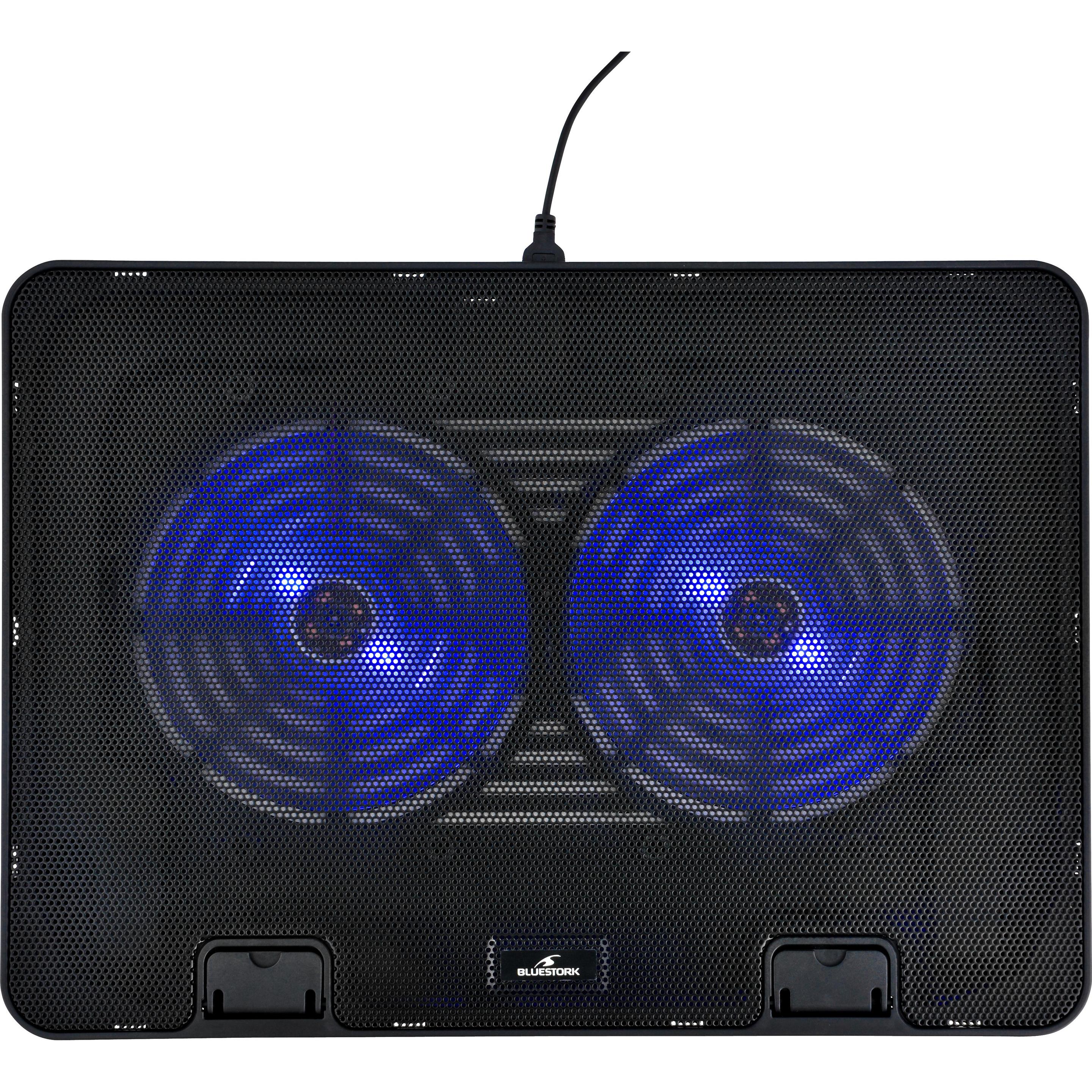 Bluestork NB-COOLER-ONE, Supporto per notebook, Nero