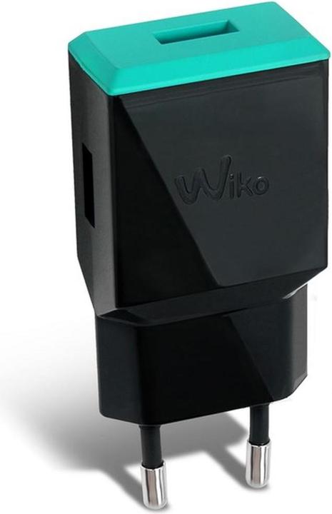 Wiko Chargeur Secteur 21mah 2 USB Noir/Bleen
