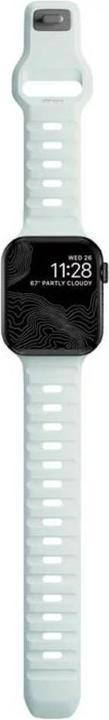 Actual product image Nomad Sport Band 38/40/41mm Icy Blue Glow (Fluororubber (FKM))