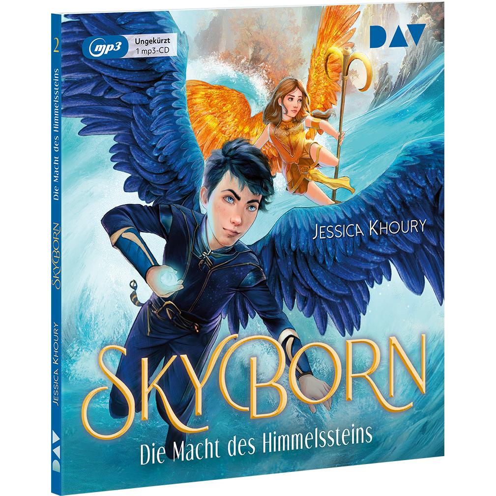 Thumbnail - Skyborn – Teil 2 Die Macht des Himmelssteins, Hörbücher von Jessica Khoury, Stefan Kaminski, Anja Hansen-Schmidt, Madiha...