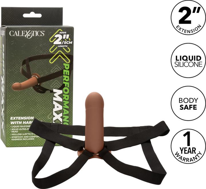 Produktbild CalExotics Performance Maxx™ Extension with Harness - Brown