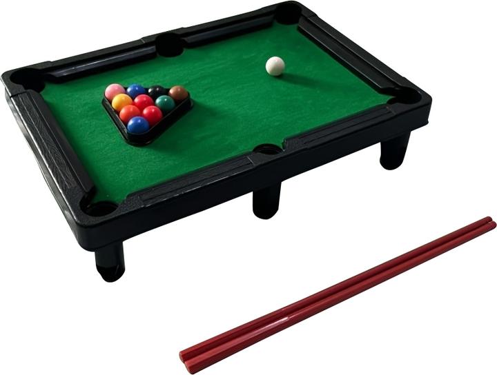 PhoneLook Miniature plastic billiard game set for the home with 11 balls and 2 billiard cues