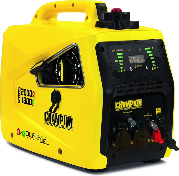 Champion Power Equipment 2000 Watt Inverter Dual Fuel essence/propane (1600 W, 4.10 l)
