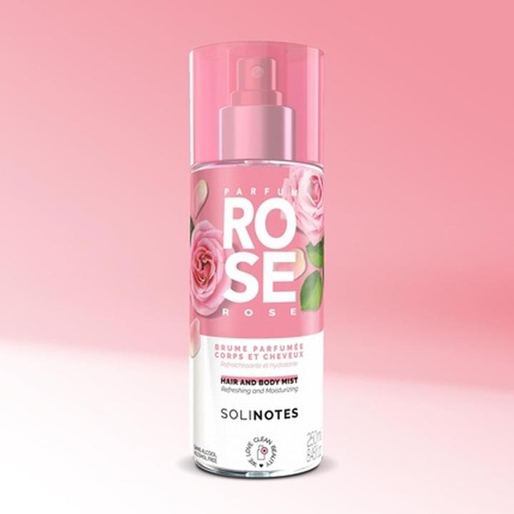 Produktbild Solinotes Rose Body Mist (Körpercreme, Körperlotion, Körpermilch, Körpergel, 250 ml)