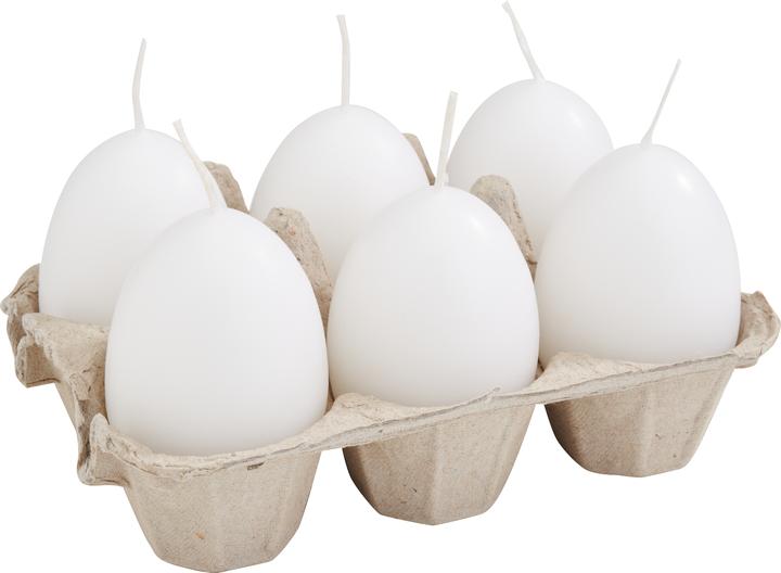 Produktbild Wenzel Eierkerzen, 6er-Pack im Eierkarton (6 Stk.)