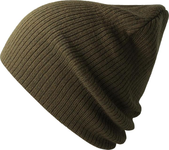 Actual product image Atlantis Unisex Adult Brad Recycled Slouch Beanie