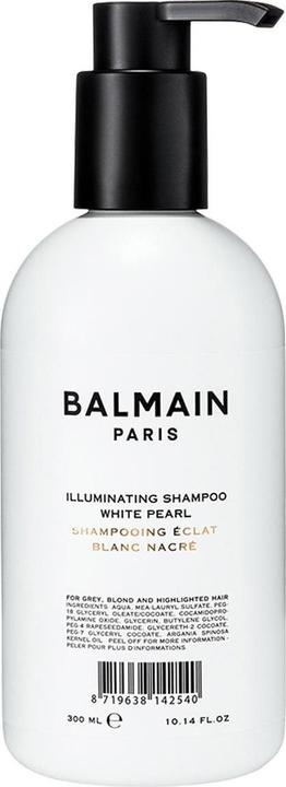 Balmain Illuminating Shampoo White Pearl, Non-professional, Shampoo, Blonde, Blond, Grey, 300 ml (Liquid shampoo, 300 ml)