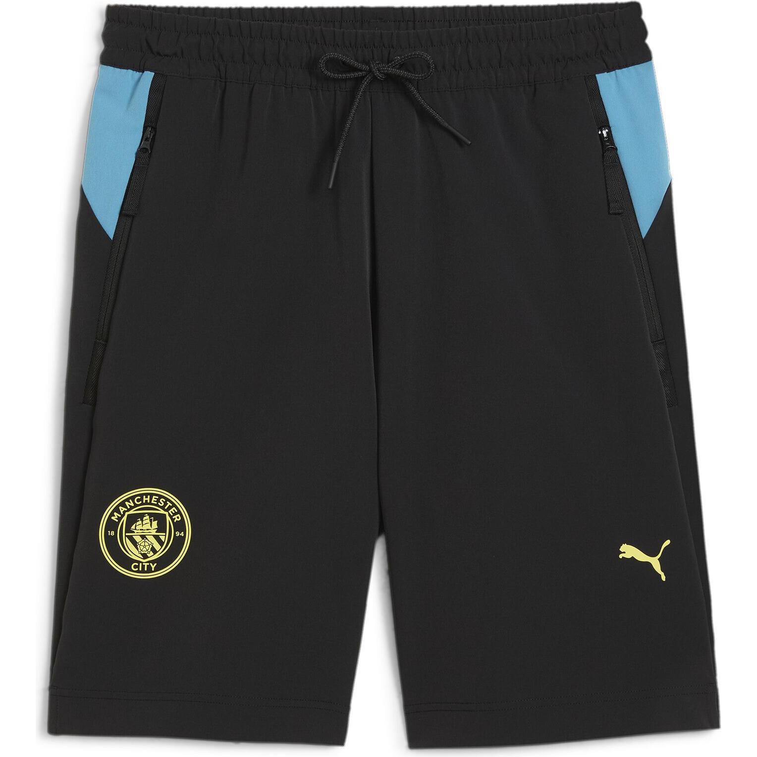 Puma, Herren, Sporthose, shorts manchester city 2024/25 (XL), Schwarz, XL