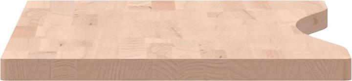 Actual product image vidaXL Schreibtischplatte 80x(36-40)x2,5 cm Massivholz (80 x 40 cm)
