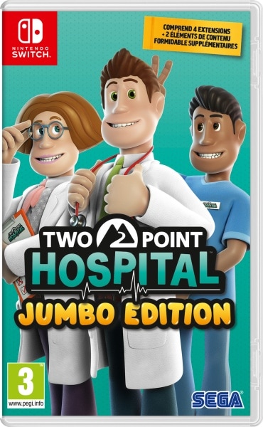 Actual product image Sega Two Point Hospital: Jumbo Edition (Switch) (FR) (Switch, Switch Lite, Switch OLED, FR)
