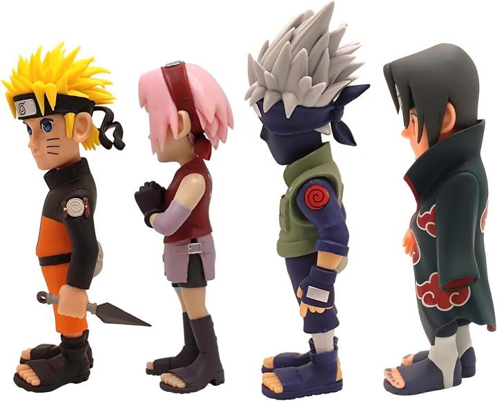 Image du produit Minix NARUTO SHIPPUDEN - Naruto, Kakashi, Itachi,... - Pack 4 Fig. 7cm