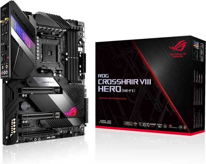 ASUS Rog Crosshair VIII Hero WI-FI (AM4, AMD X570, ATX)