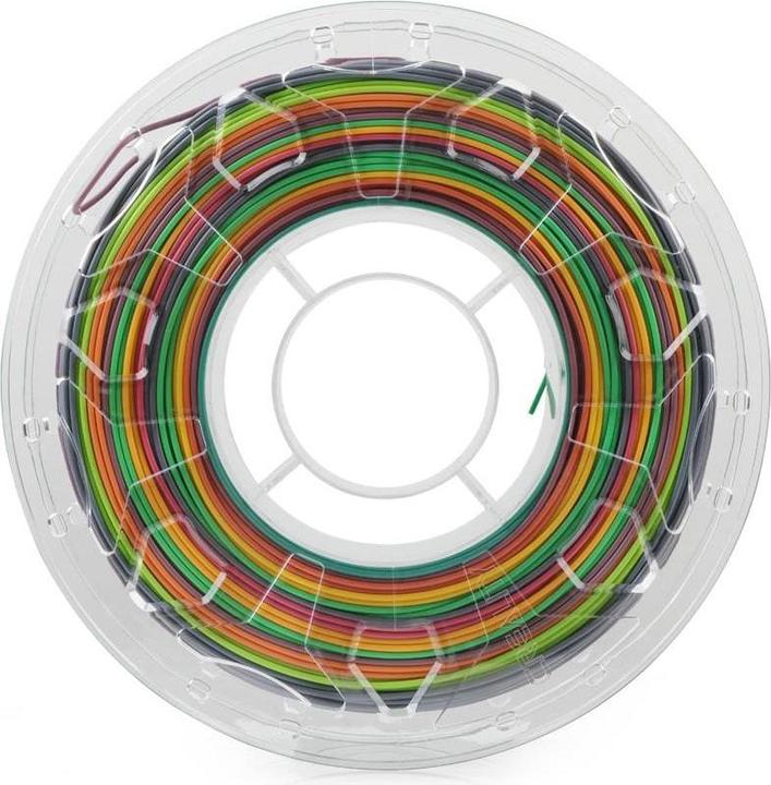 Produktbild Creality Filament PLA Regenbogen, 1.75mm, 1kg (PLA, 1.75 mm, 1000 g, Mehrfarbig)