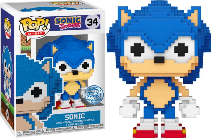 Produktbild Funko POP! 8-Bit Sonic the Hedgehog Sonic Exclusive