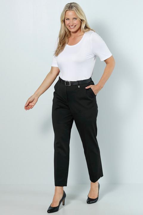 Actual product image Meyermode Bauchweg-Hose, Straight Fit, teilelastischer Bund (40)