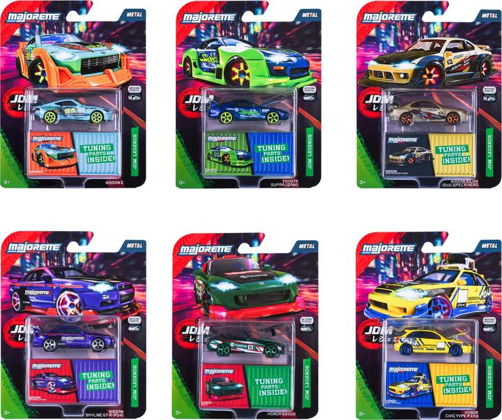 Immagine prodotto Majorette JDM Legends Deluxe Cars, 6 serie.