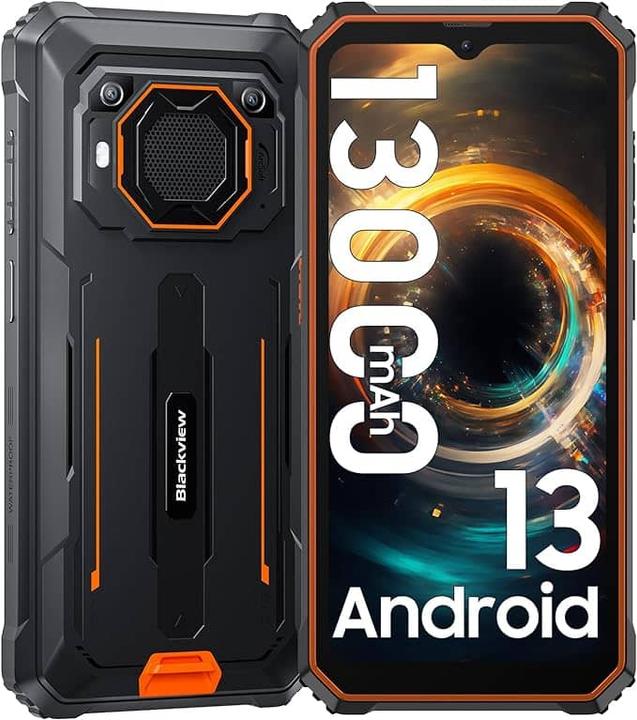 Productafbeelding Blackview MOBIELE TELEFOON BV6200 PRO 6/128/ORANJE (128 GB, Oranje, 6.56")