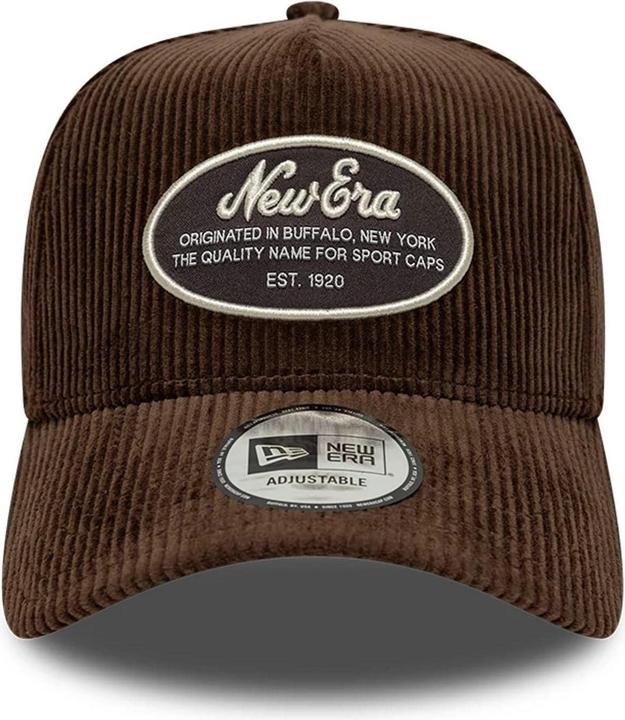 Produktbild New Era A-Frame Kord Trucker Cap - Brand Patch Braun (One Size)