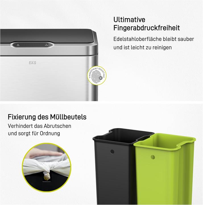 Produktbild EKO Mirage Mülleimer mit Sensor (40 l)
