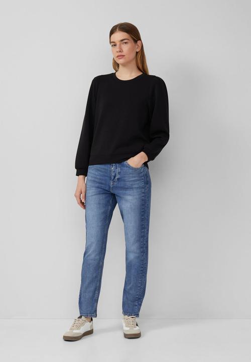 Produktbild s.Oliver Sweatshirt Scuba-Sweatshirt mit Puffärmeln (36)