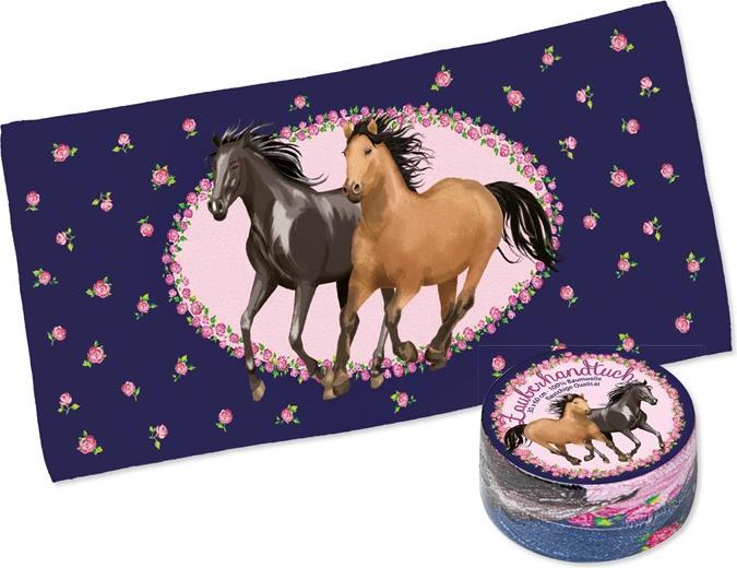 Produktbild Lutz Mauder Zauberhandtuch TapirElla Pferde 2 (60 x 30 cm)
