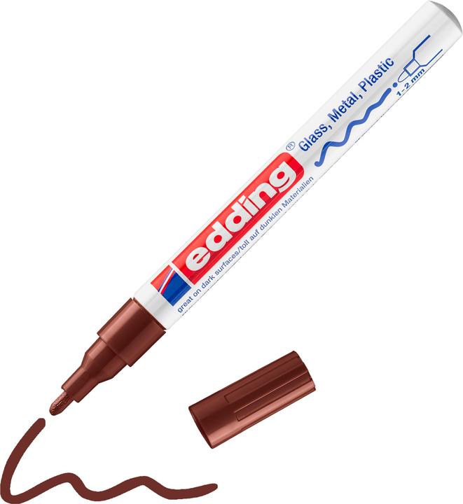 Produktbild Edding Lackmarker 751 CREA Braun (10x)