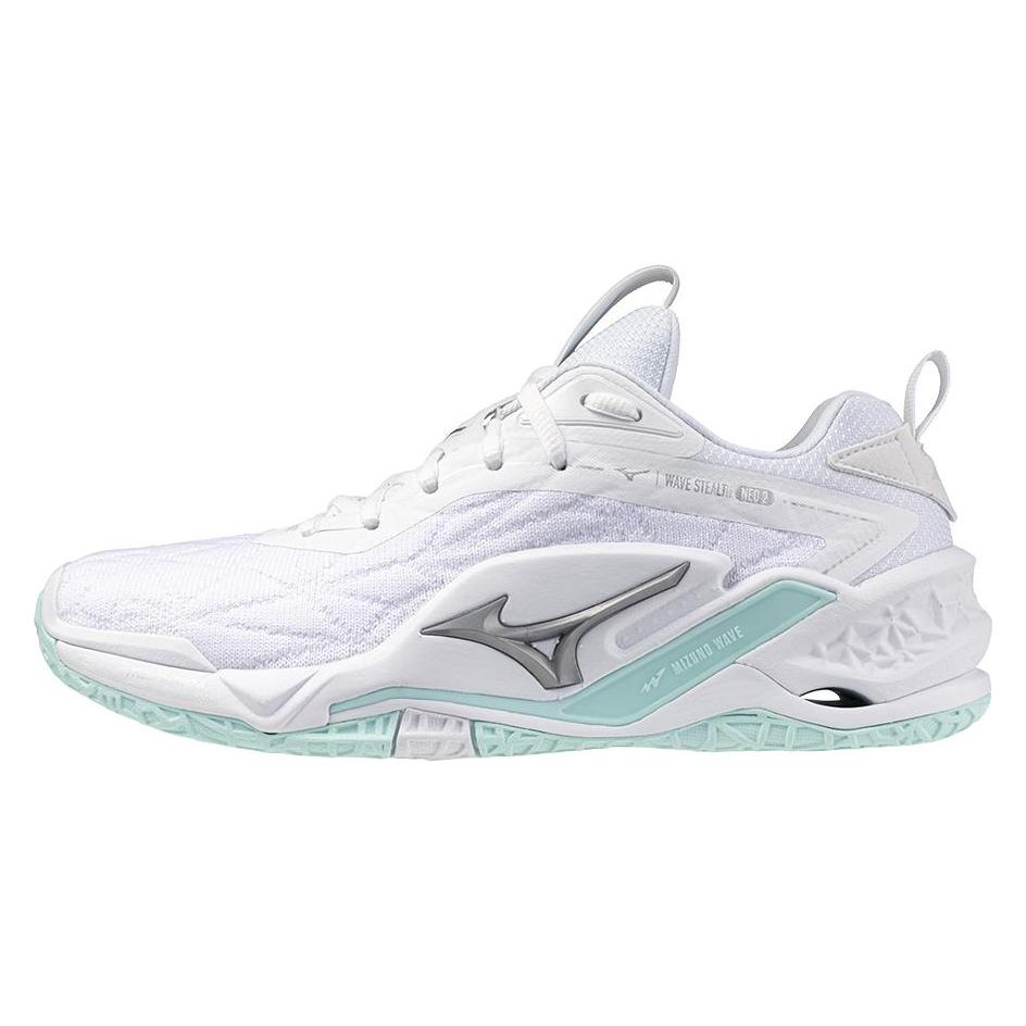 Mizuno, Damen, Hallenschuhe, Wave Stealth Neo 2 (37), Weiss