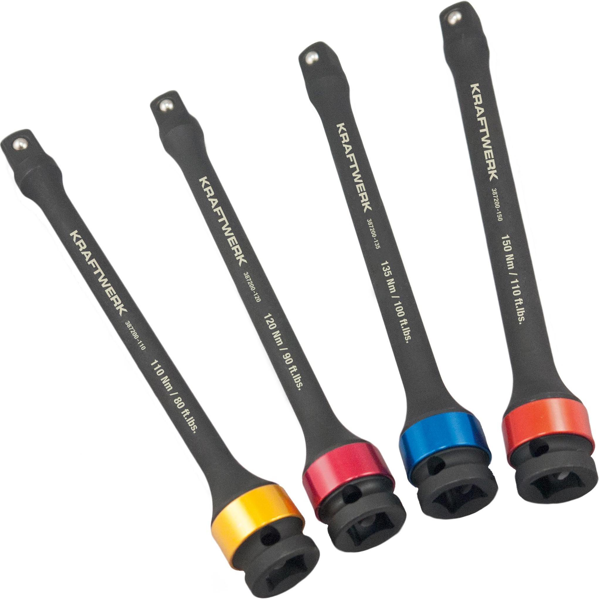 Kraftwerk, Drehmomentschlüssel, Schlag-Begrenzungs-Verlängerungs-Satz (1/2", 110 Nm, 150 Nm)