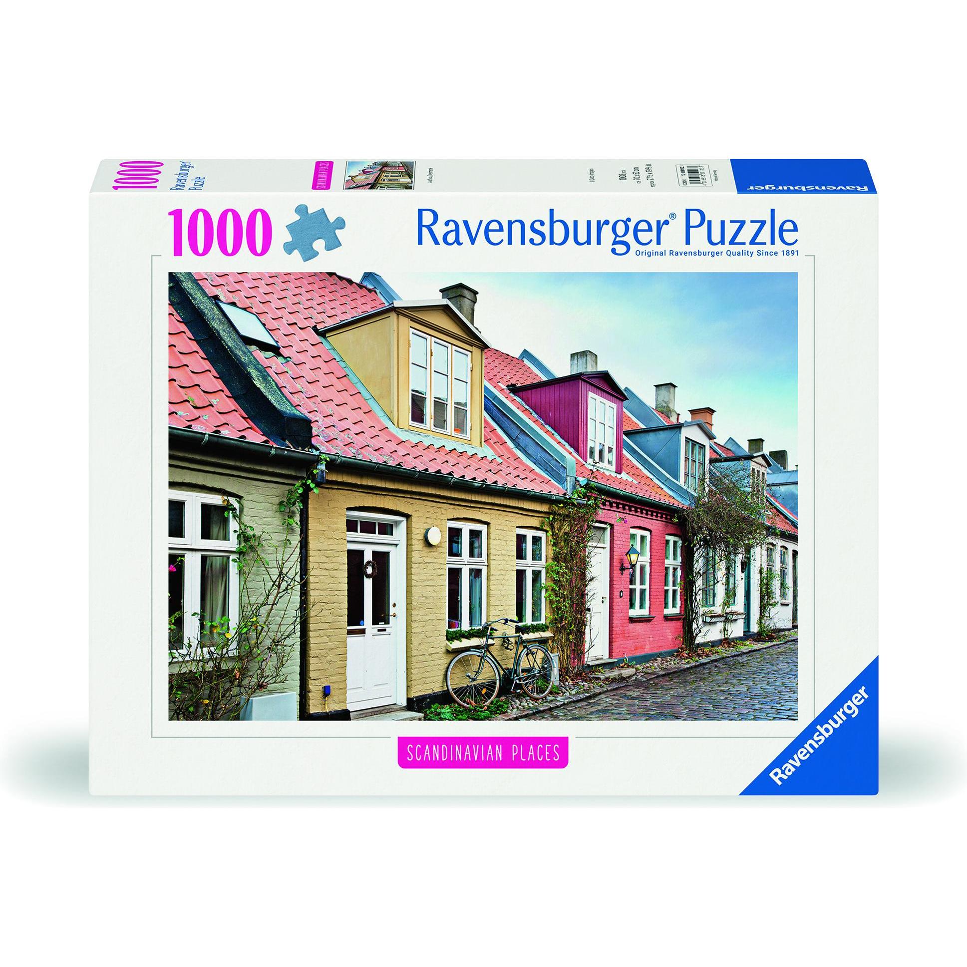 Ravensburger Häuser in Aarhus, Dänemark (1000 Teile)