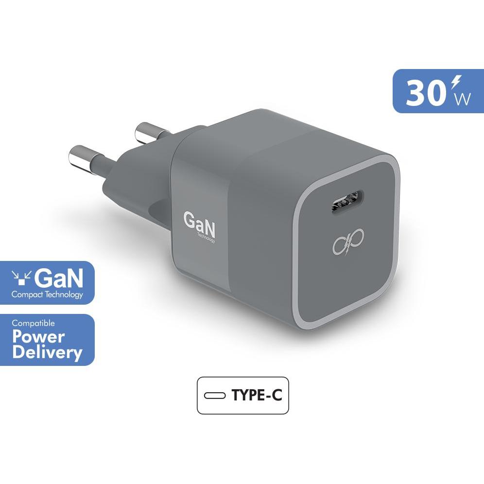 Thumbnail - Force Case FPCS30WCGANRG (30 W), USB Ladegerät, Grau