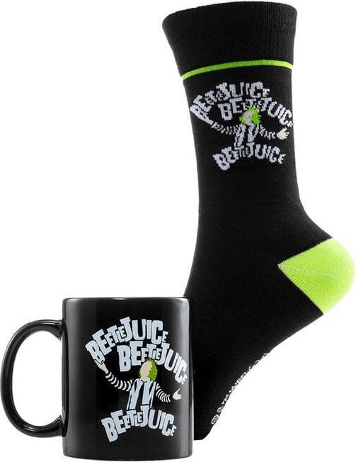 Actual product image Pyramid Beetlejuice mug and socks set (315 ml, 1x)