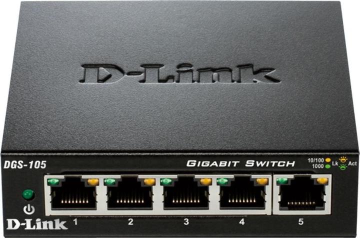 Produktbild D-Link Schalter DGS-105GL 5GE im Einzelhandel (5 Ports)