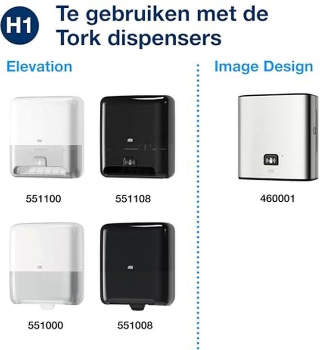 Produktbild Tork Håndklaederulle Matic Universal H1 System 2-lag 150 m Hvid,6 rl/krt (6 x)