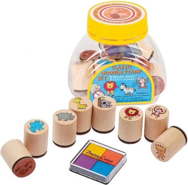 Actual product image Goki Stamp Wild Animals