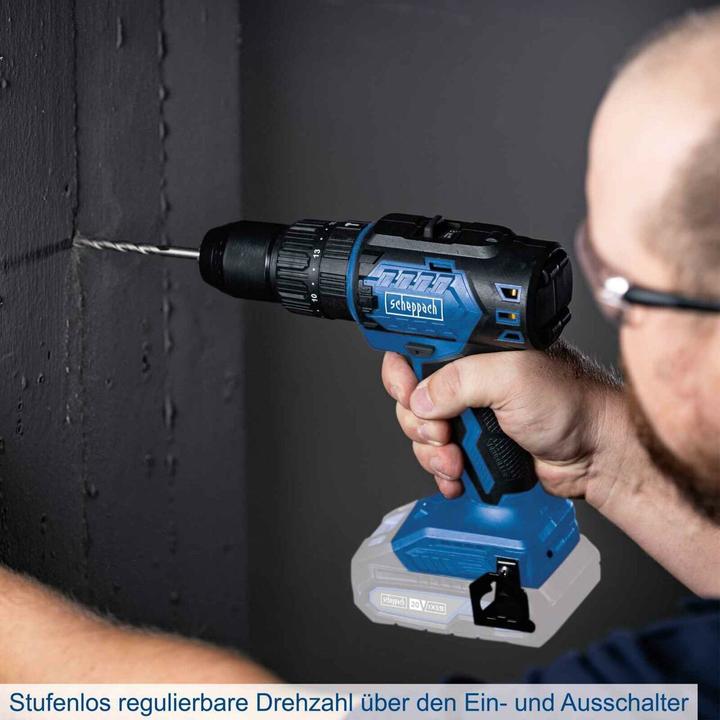 Produktbild Scheppach Akku-Schlagbohrschrauber BC-CD60-X (DIY) (Akkubetrieb)