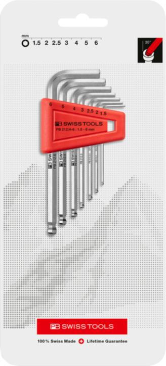 Actual product image PB Swiss Tools Hex key set