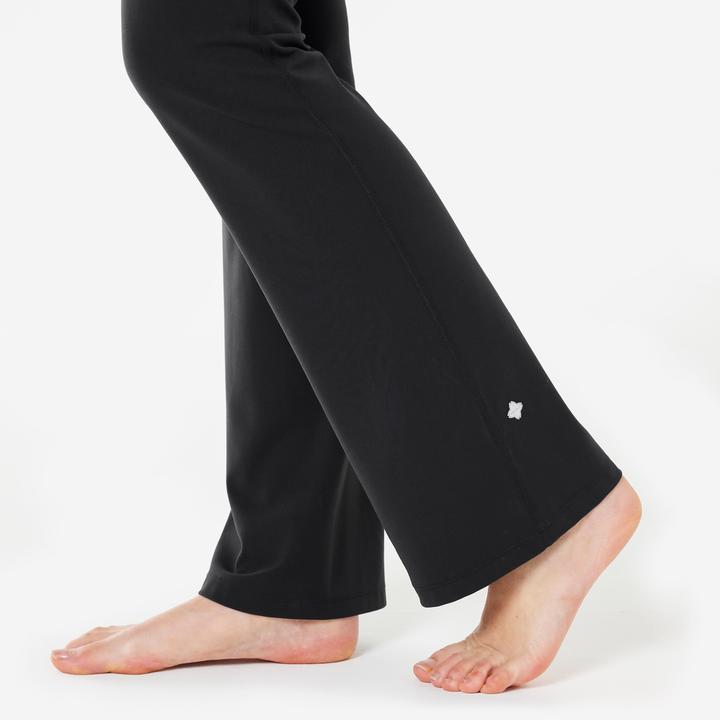 Actual product image Kimjaly Leggings Ladies Yoga Flare Pants Dyn - black