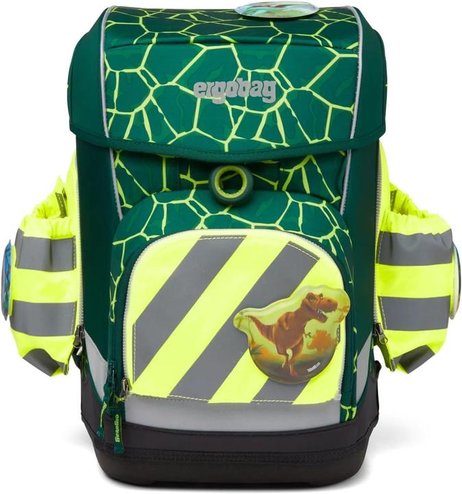 Actual product image Ergobag Fluo-Zip Set with Reflector and Side Pockets Yellow