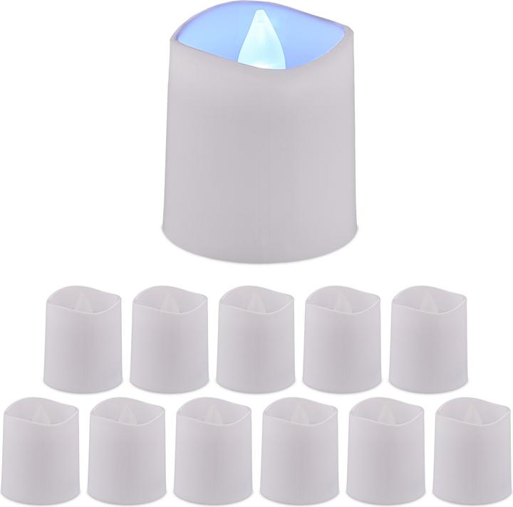Relaxdays 12x LED tea lights (12x)